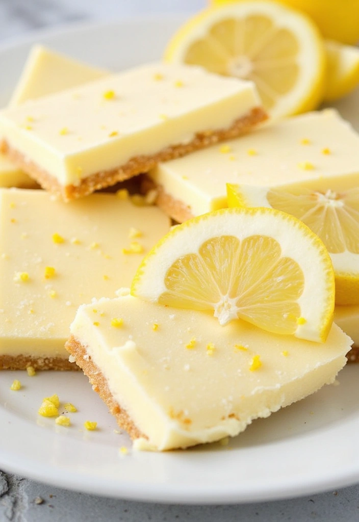 30 Simple and Creative Recipes with Ice Cream 24 30 Simple and Creative Recipes with Ice Cream - 24. Lemon Ice Cream Bars