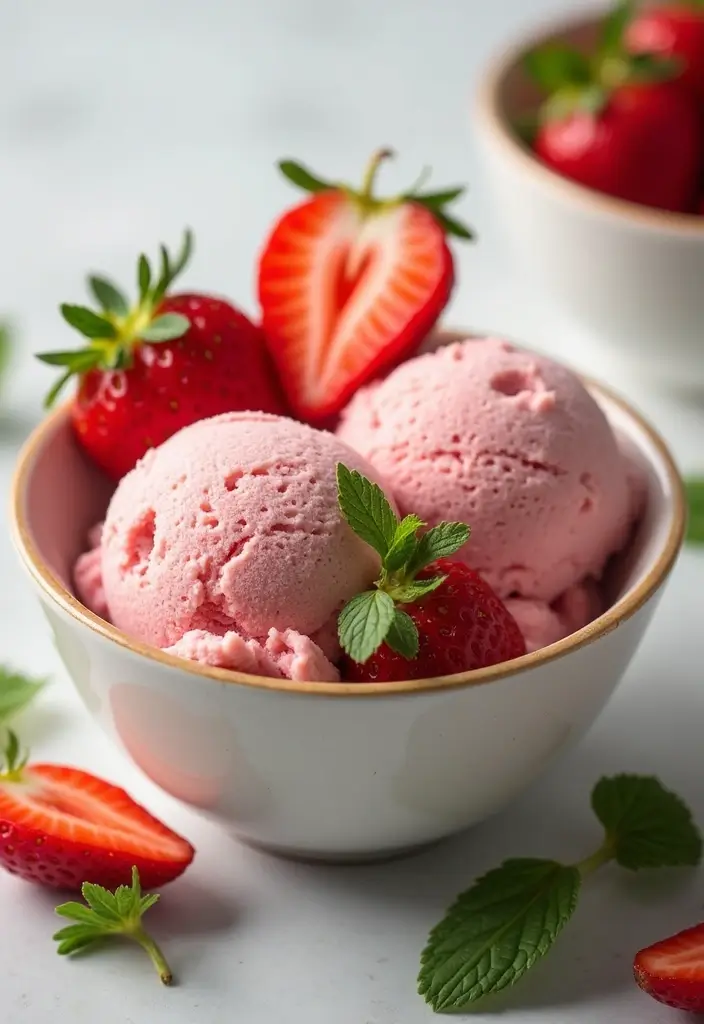 30 Simple and Creative Recipes with Ice Cream 25 30 Simple and Creative Recipes with Ice Cream - 25. Strawberry Shortcake Ice Cream