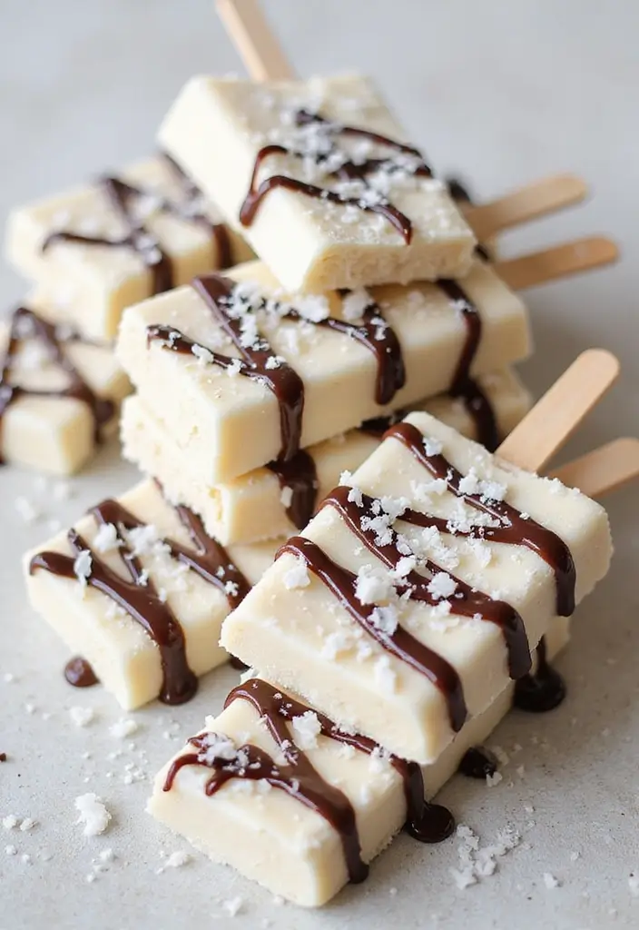 30 Simple and Creative Recipes with Ice Cream 29 30 Simple and Creative Recipes with Ice Cream - 29. Coconut Ice Cream Bars