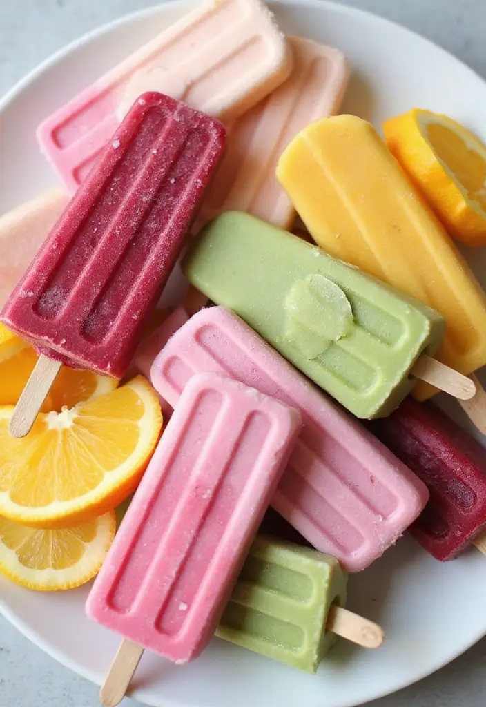 30 Simple and Creative Recipes with Ice Cream 7 30 Simple and Creative Recipes with Ice Cream - 7. Ice Cream Popsicles