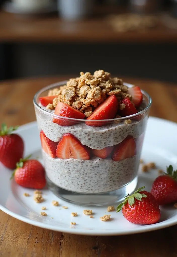 30 Strawberry Ice Cream Dessert Recipes Everyone Will Enjoy 5 30 Strawberry Ice Cream Dessert Recipes Everyone Will Enjoy - 5. Strawberry Chia Seed Pudding Parfait