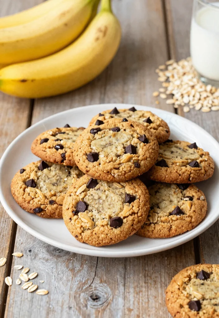10 Charity Morgan Vegan Recipes Inspired by Comfort Classics - 9. Banana Oatmeal Cookies 1