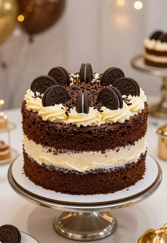 10 Cookies and Cream Dessert Recipes for Crowd Pleasing Treats 9. Cookies and Cream Fantasy Cake 0