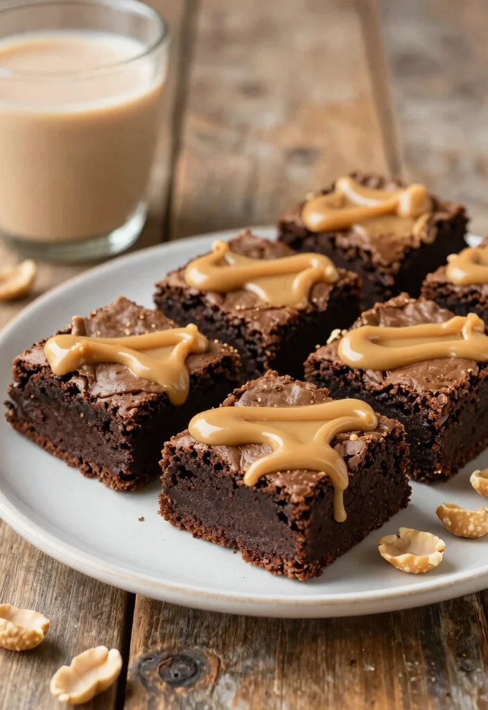 10 Dessert Recipes to Sell That Customers Will Love 7. Vegan Peanut Butter Brownies 0