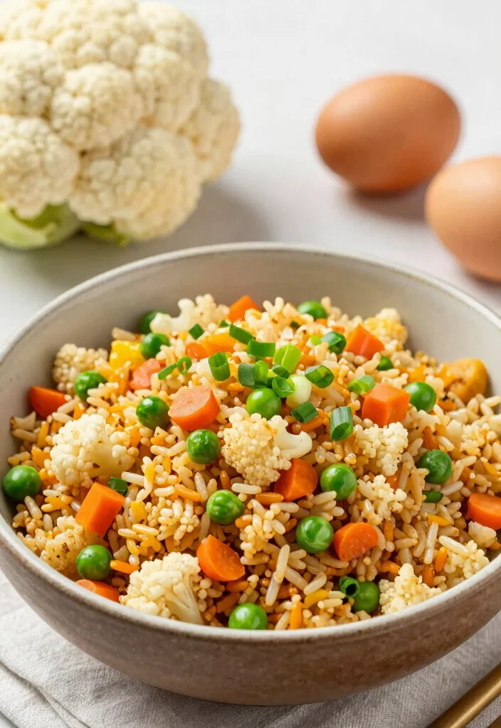 10 Fast 800 Keto Recipes for Structured Weight Loss 4. Cauliflower Fried Rice 0
