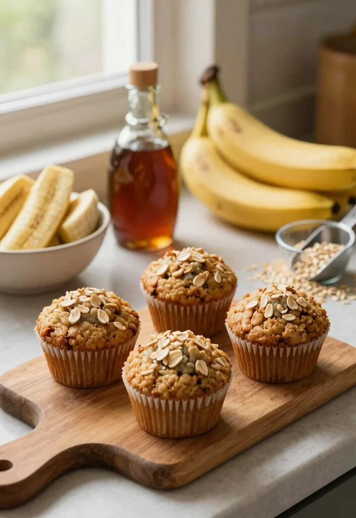 10 Healthy Banana Muffin Recipes for Easy Meal Prep 12 10 Healthy Banana Muffin Recipes for Easy Meal Prep - 2. Banana Oatmeal Muffins 1