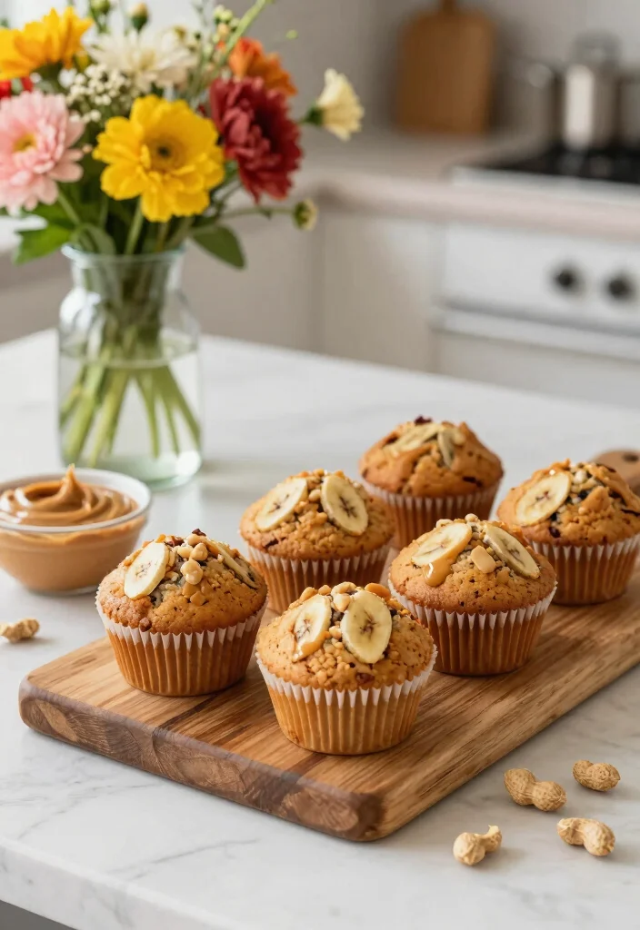 10 Healthy Banana Muffin Recipes for Easy Meal Prep 34 10 Healthy Banana Muffin Recipes for Easy Meal Prep - 4. Peanut Butter Banana Muffins 1