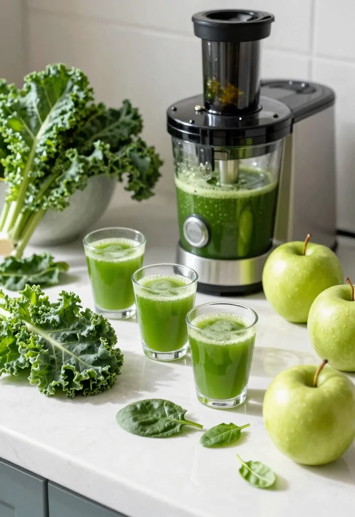 10 Healthy Juice Shot Recipes for Quick Nutrient Boosts 2. Green Machine Shot 0