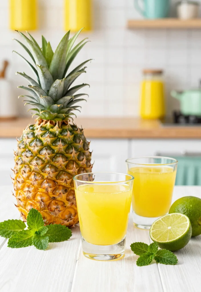 10 Healthy Juice Shot Recipes for Quick Nutrient Boosts 5. Pineapple Mint Refresher Shot 0