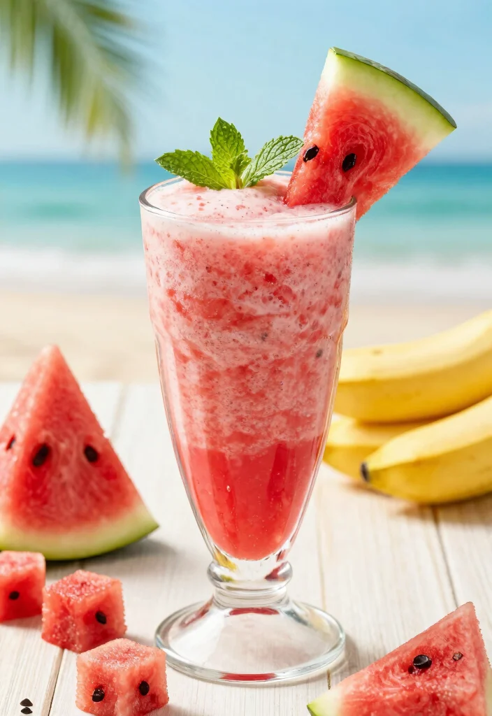 10 Healthy Watermelon Juicing Recipes for Refreshing Hydration 8. Tropical Watermelon Smoothie 0