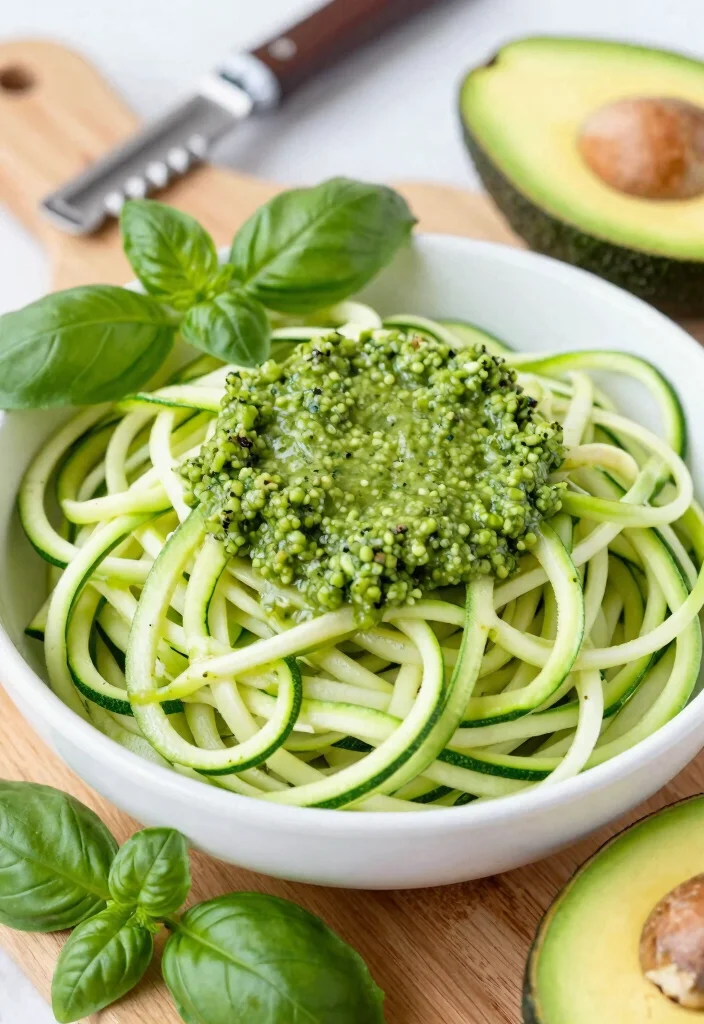 10 Keto AIP Recipes for Clean Anti Inflammatory Eating 2. Zucchini Noodles with Avocado Pesto 0