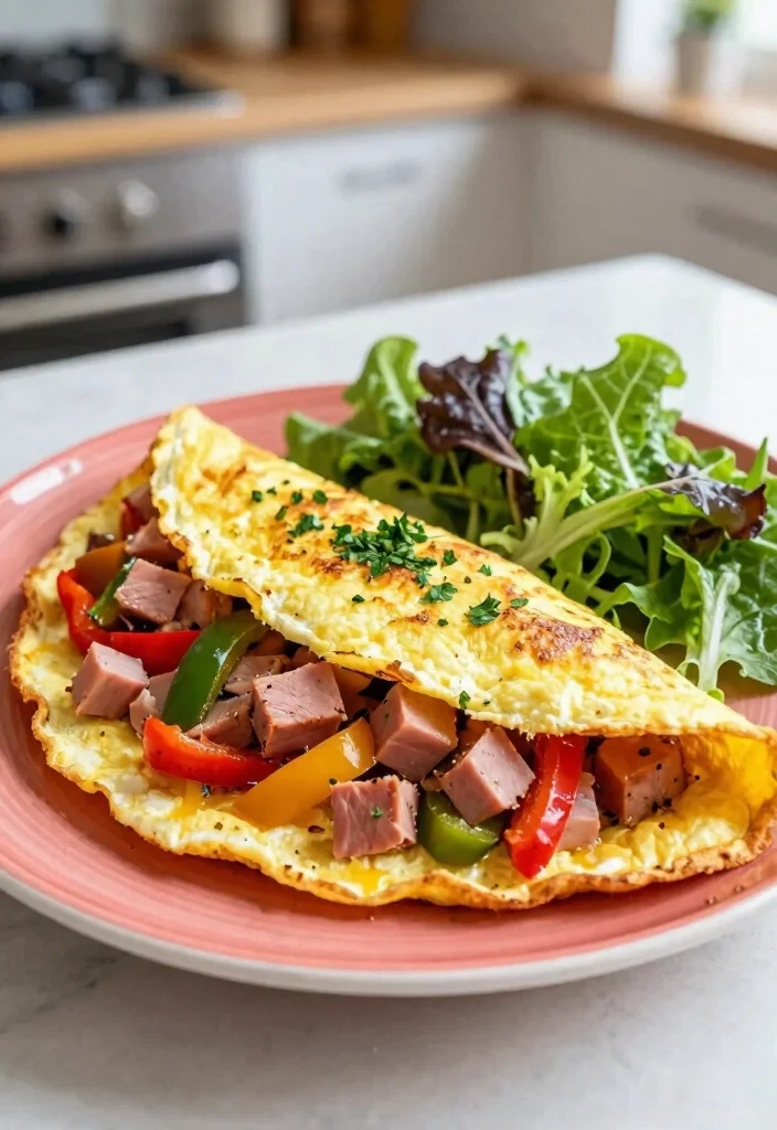10 Keto Ham Steak Recipes for Savory Low Carb Meals 10. Ham Steak Omelette 0