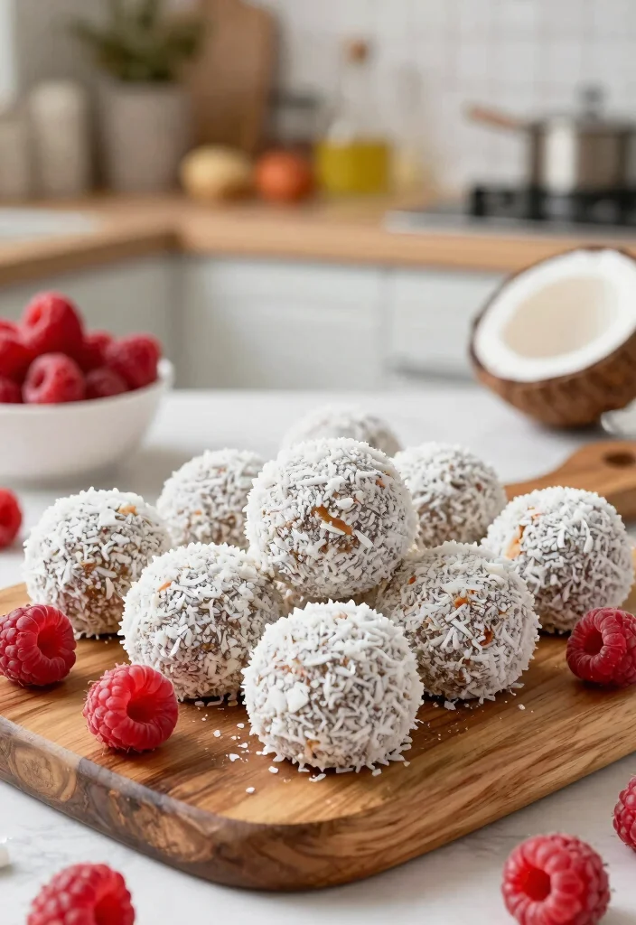 10 Keto Raspberry Recipes for Sweet Low Carb Treats 4. Raspberry Coconut Fat Bombs 0