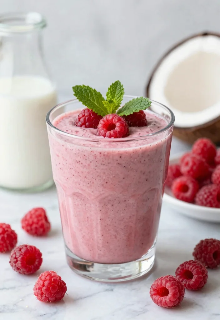 10 Keto Raspberry Recipes for Sweet Low Carb Treats 6. Keto Raspberry Smoothie 0