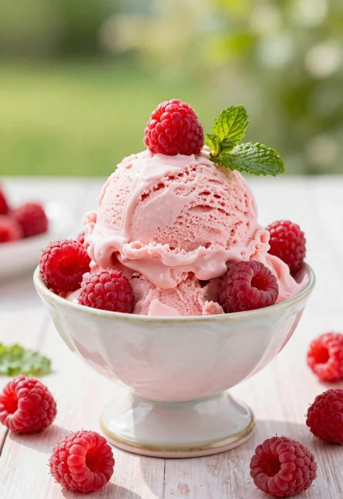 10 Keto Raspberry Recipes for Sweet Low Carb Treats 8. Keto Raspberry Ice Cream 0