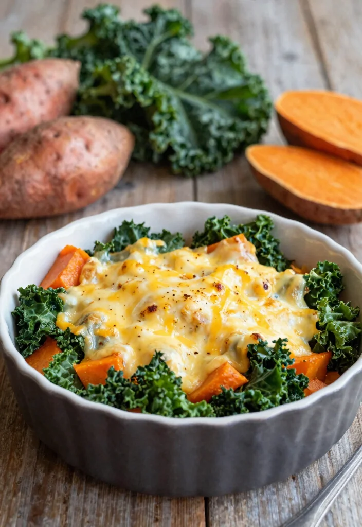 10 Keto Vegetable Casserole Recipes for Comfort Style Cooking 10. Sweet Potato and Kale Casserole 0