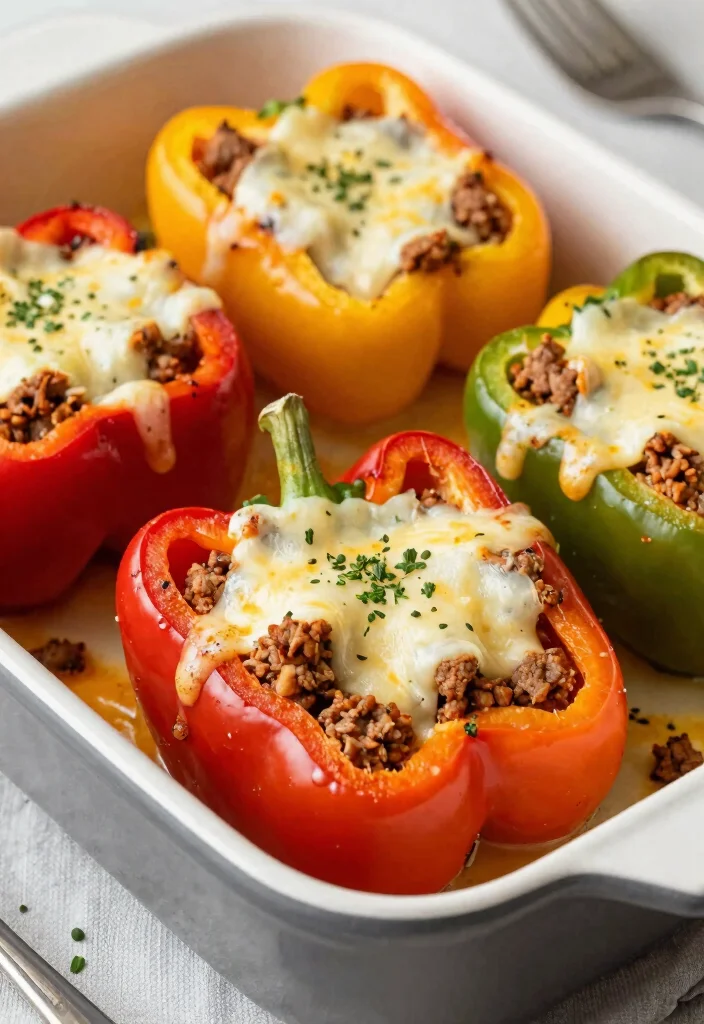 10 Keto Vegetable Casserole Recipes for Comfort Style Cooking 9. Loaded Bell Pepper Casserole 0