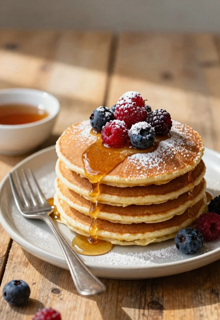 10 Oat Flour Dessert Recipes for Wholesome Gluten Free Baking 2. Light and Fluffy Oat Flour Pancakes 0