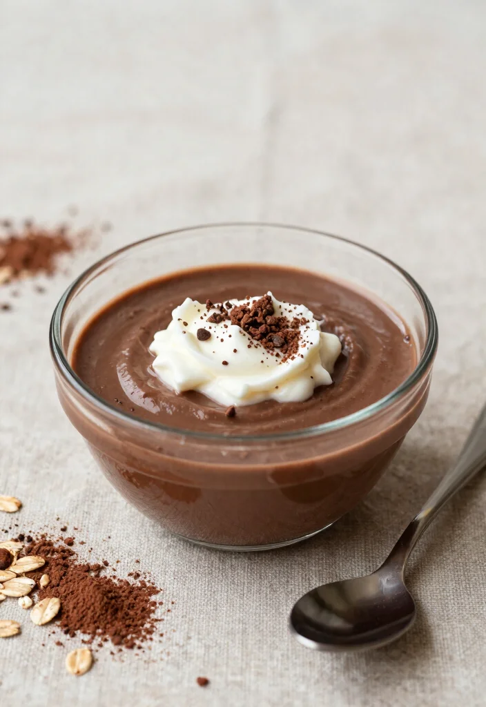 10 Oat Flour Dessert Recipes for Wholesome Gluten Free Baking 3. Creamy Oat Flour Chocolate Pudding 0