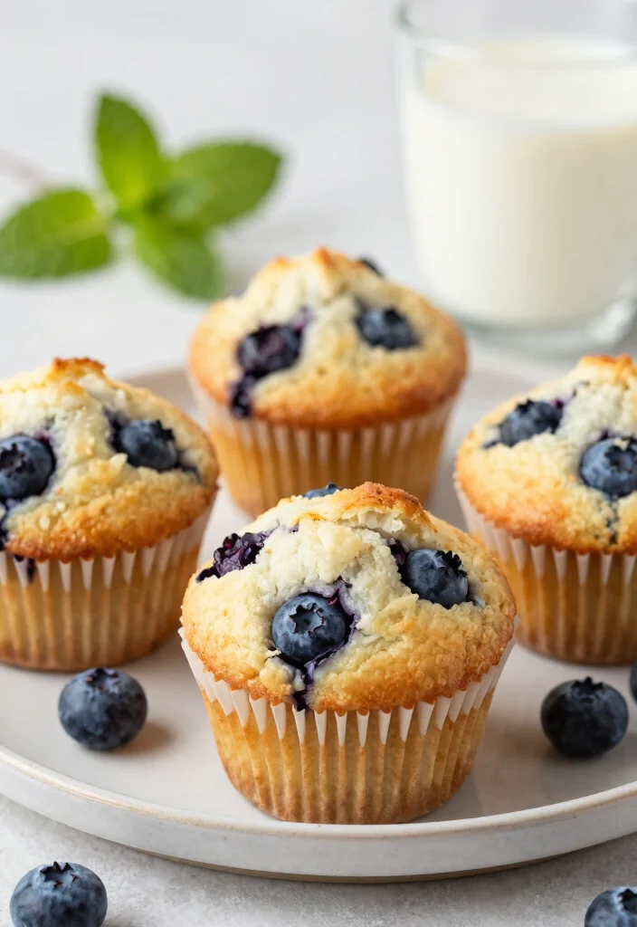 10 Oat Flour Dessert Recipes for Wholesome Gluten Free Baking 5. Oat Flour Blueberry Muffins 0