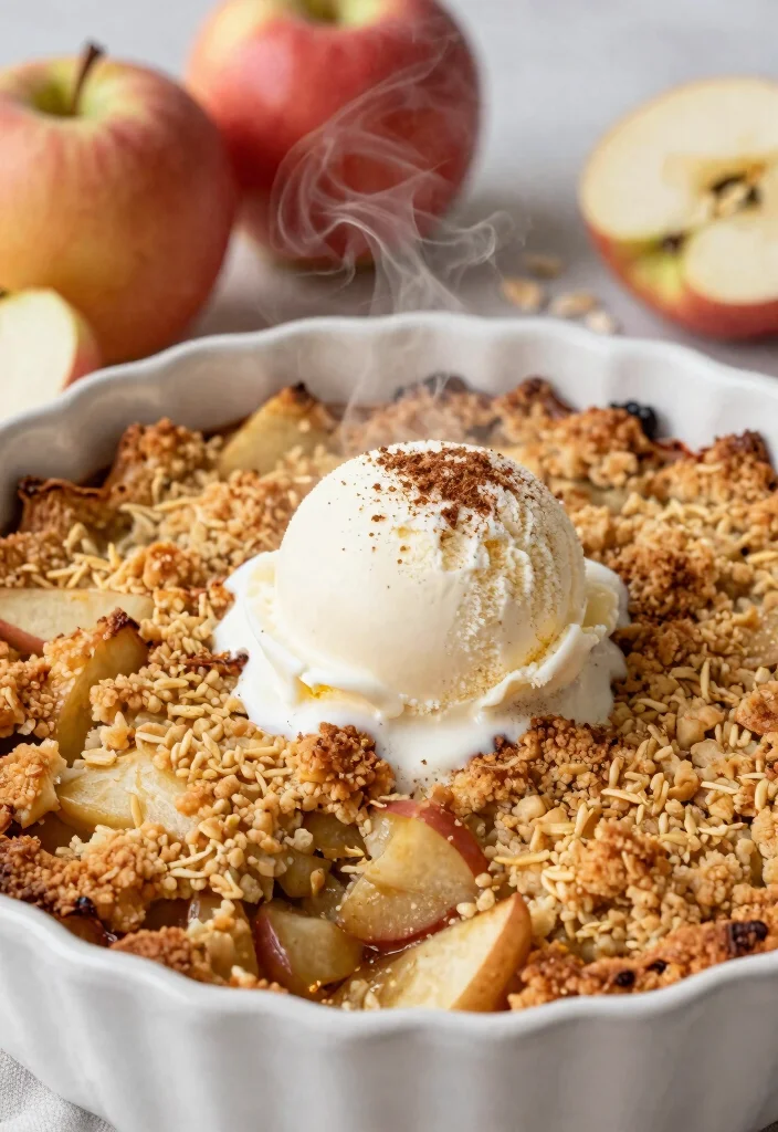 10 Oat Flour Dessert Recipes for Wholesome Gluten Free Baking 7. Oat Flour Apple Crisp 0