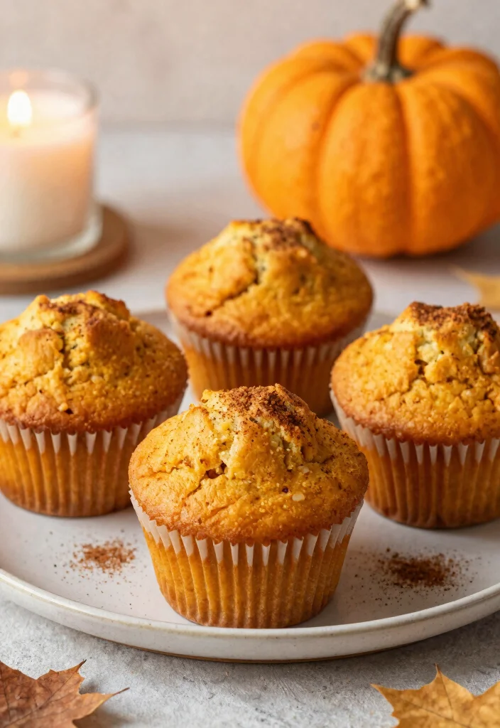 10 Oat Flour Dessert Recipes for Wholesome Gluten Free Baking 9. Oat Flour Pumpkin Spice Muffins 0