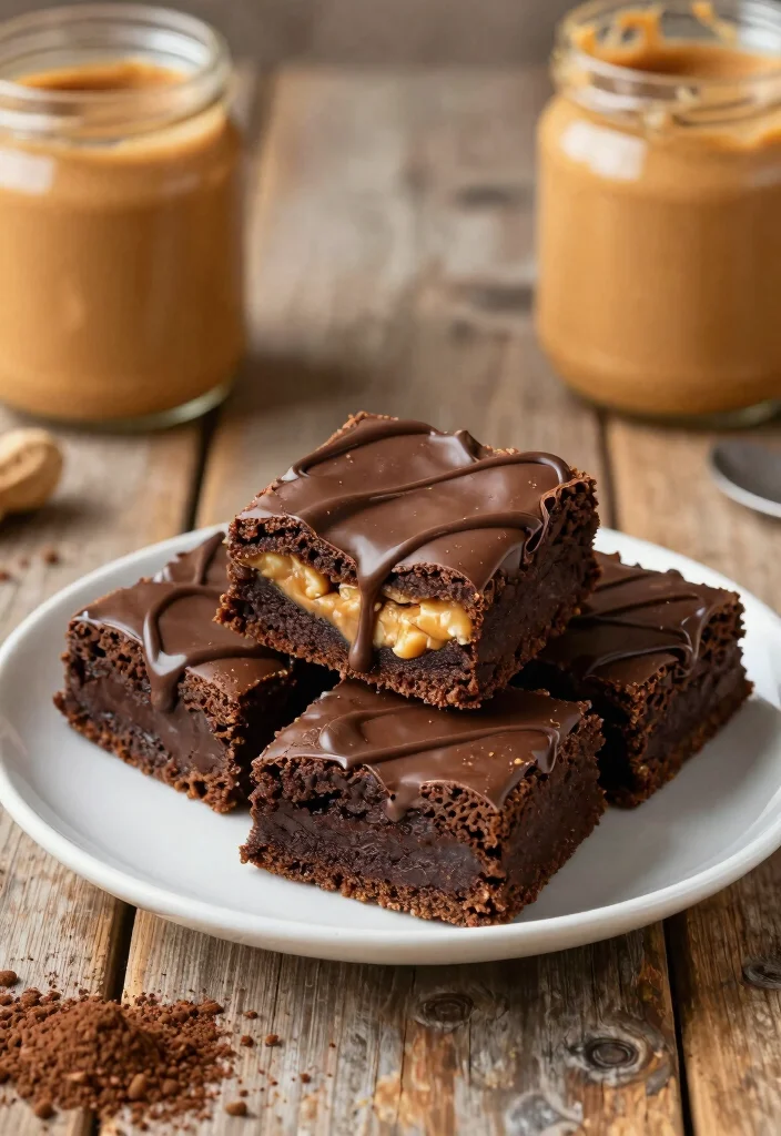 10 One Bowl Dessert Recipes for Easy No Mess Baking 3. Easy One Bowl Peanut Butter Brownies 0