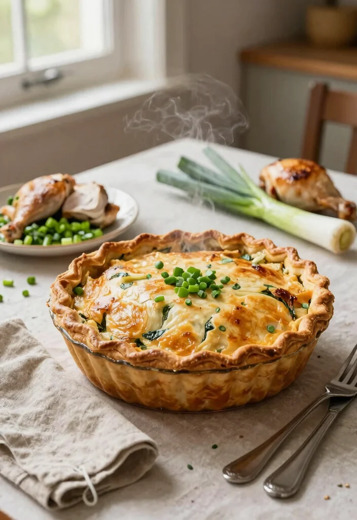 10 Pie Style Dinner Recipes for Savory Comfort Dishes 6. Chicken and Leek Pie 0