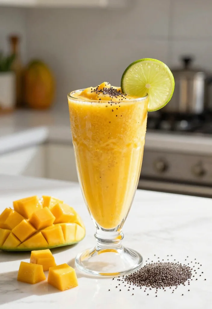 10 Raw Vegan Smoothie Recipes for Fresh Clean Fuel 4. Mango Chia Smoothie 0