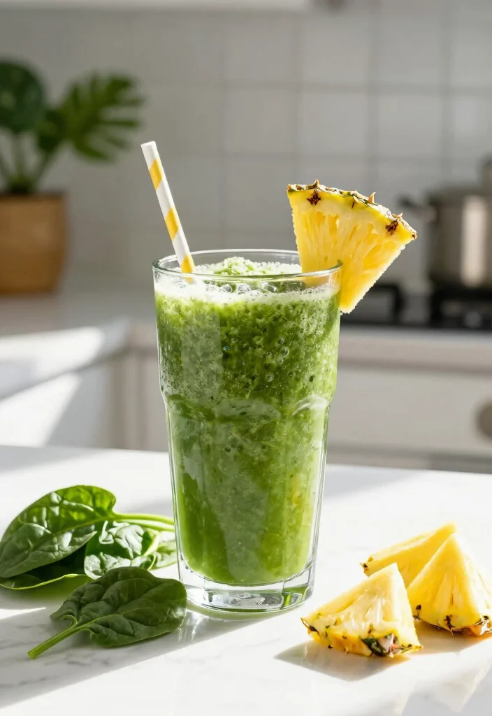 10 Raw Vegan Smoothie Recipes for Fresh Clean Fuel 6. Spinach and Pineapple Refresh Smoothie 0