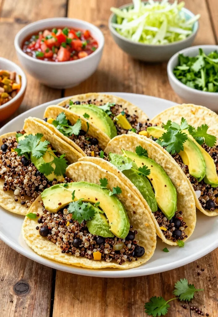 10 School Dinner Recipes for Simple Family Meals 4. Quinoa and Black Bean Tacos 0