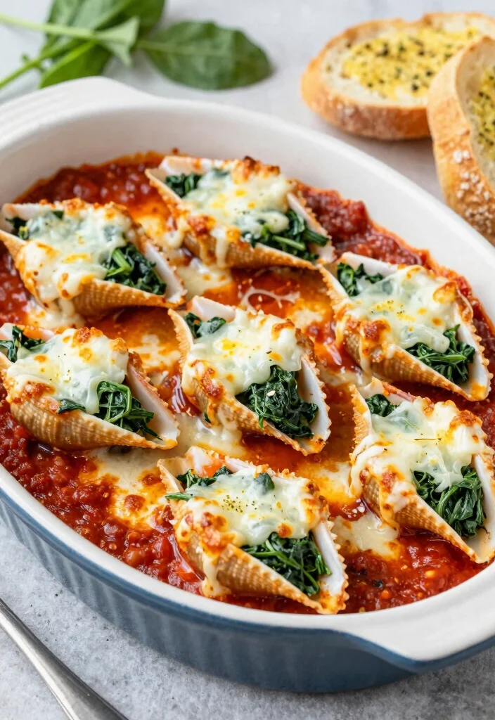 10 Soft Dinner Recipes for Easy Comfort Eating 8. Spinach and Ricotta Stuffed Shells 0