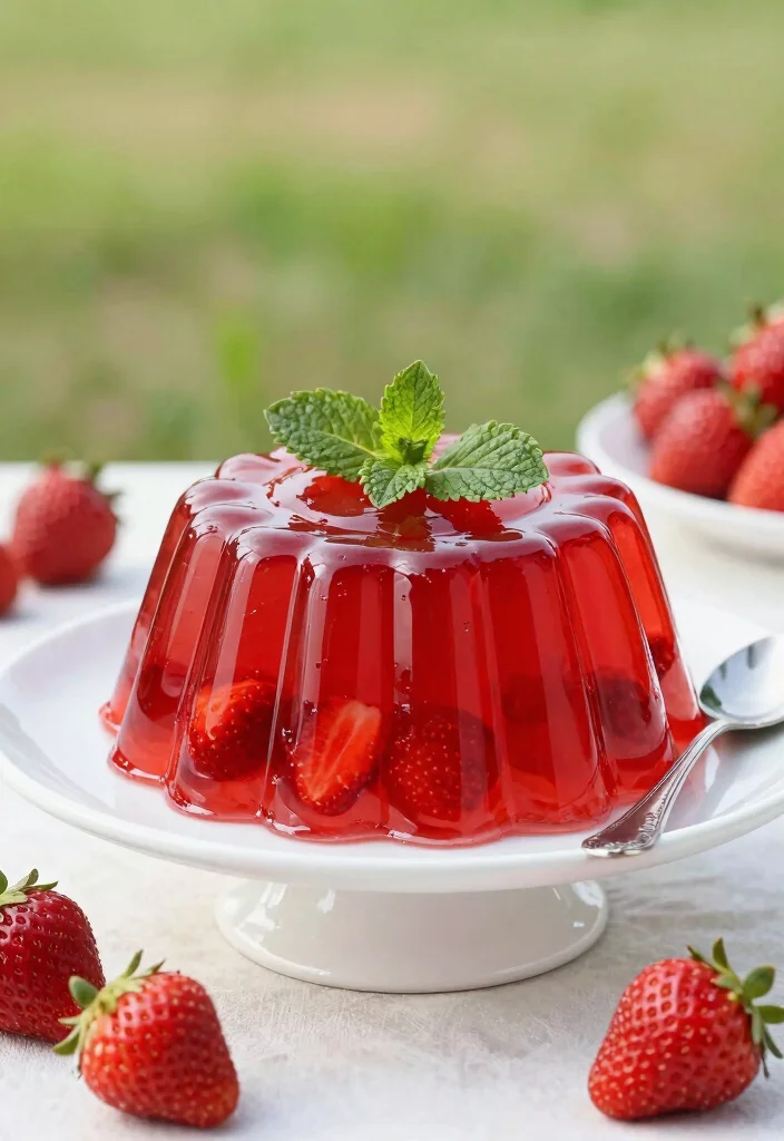 10 Strawberry Jello Dessert Recipes for Light Retro Sweets 1. Classic Strawberry Jello Molds 0