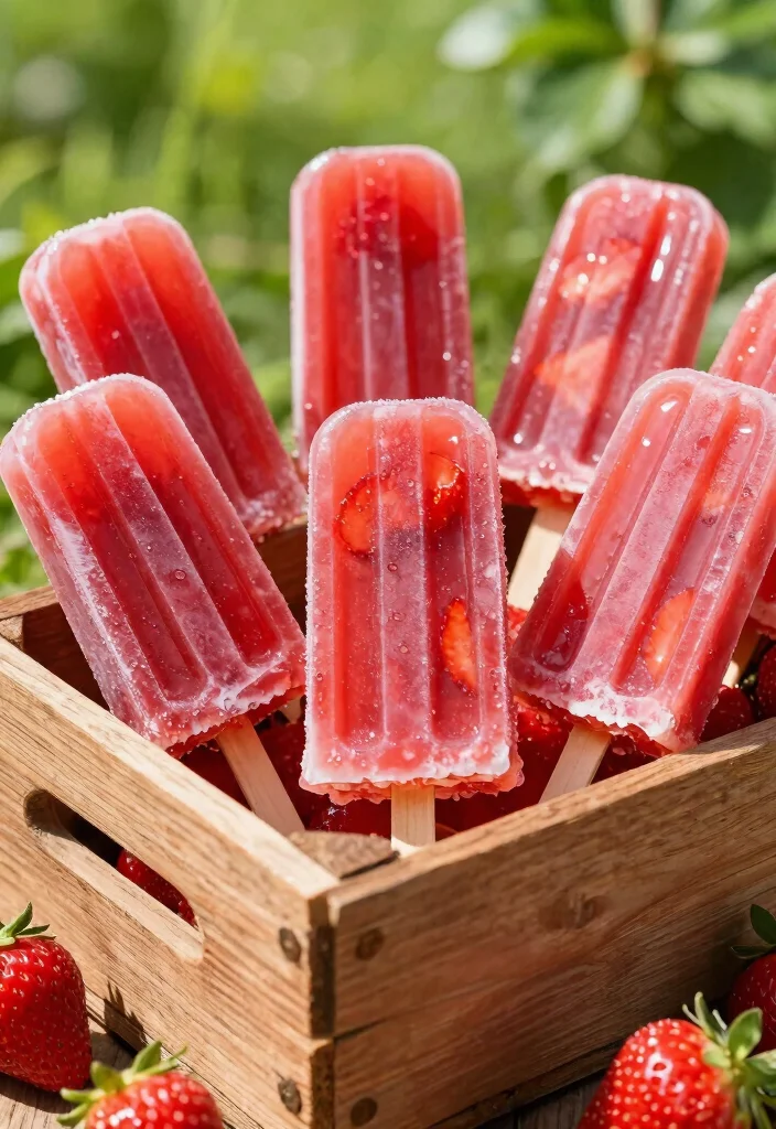 10 Strawberry Jello Dessert Recipes for Light Retro Sweets 9. Strawberry Jello Popsicles 0
