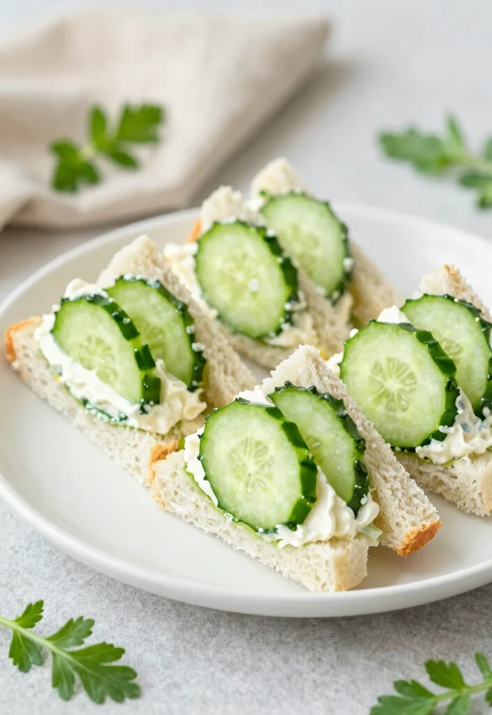 10 Vegan High Tea Recipes for Elegant Plant Based Bites 1. Mini Cucumber Sandwiches 0