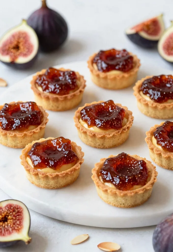 10 Vegan High Tea Recipes for Elegant Plant Based Bites 3. Almond Butter and Fig Jam Tartlets 0