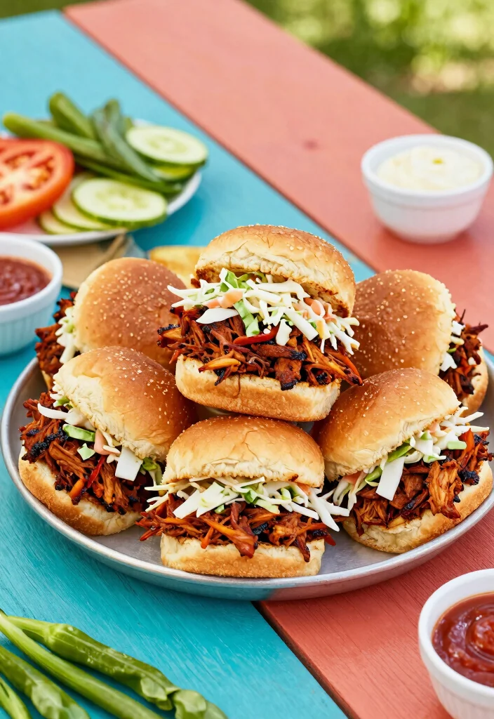 10 Vegan Jackfruit Rib Recipes for Bold BBQ Flavor 10. BBQ Jackfruit Sliders 0