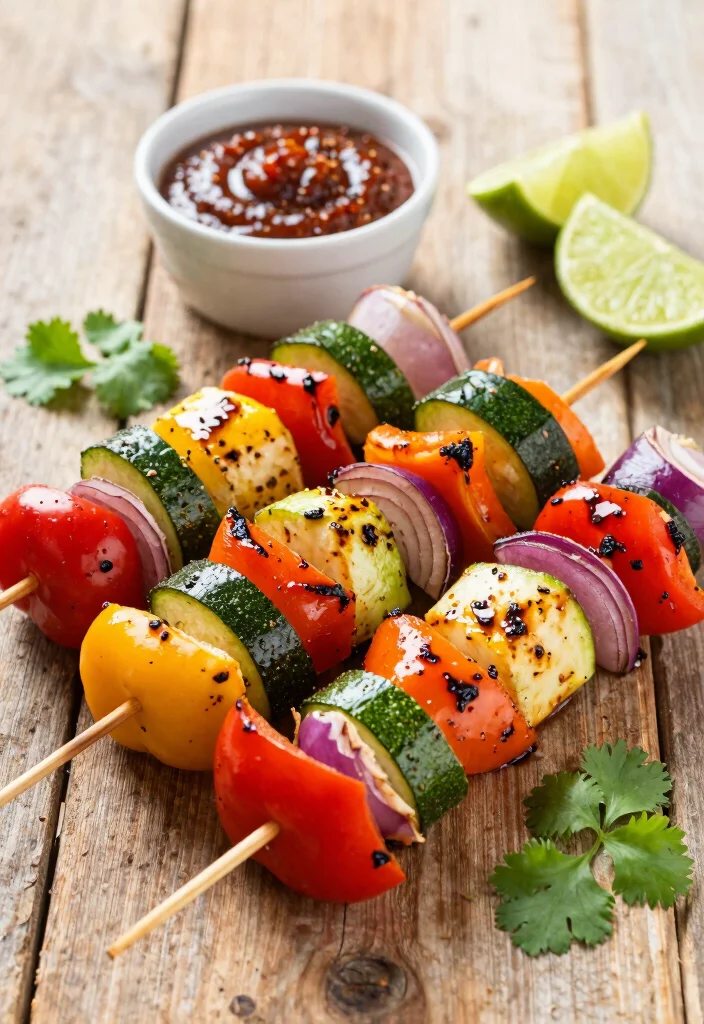 10 Vegan Kebab Recipes for Smoky Plant Based Grilling 1. Smoky Chipotle Vegetable Kebabs 0