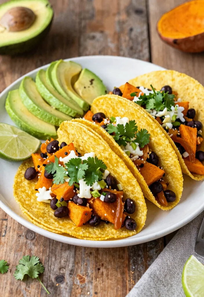 12 Celiac Friendly Dinner Recipes for Gluten Free Meals 4. Sweet Potato and Black Bean Tacos 0