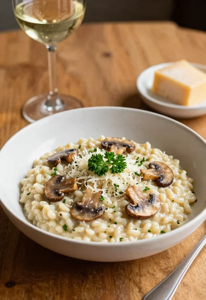 12 Celiac Friendly Dinner Recipes for Gluten Free Meals 5. Creamy Mushroom Risotto 0