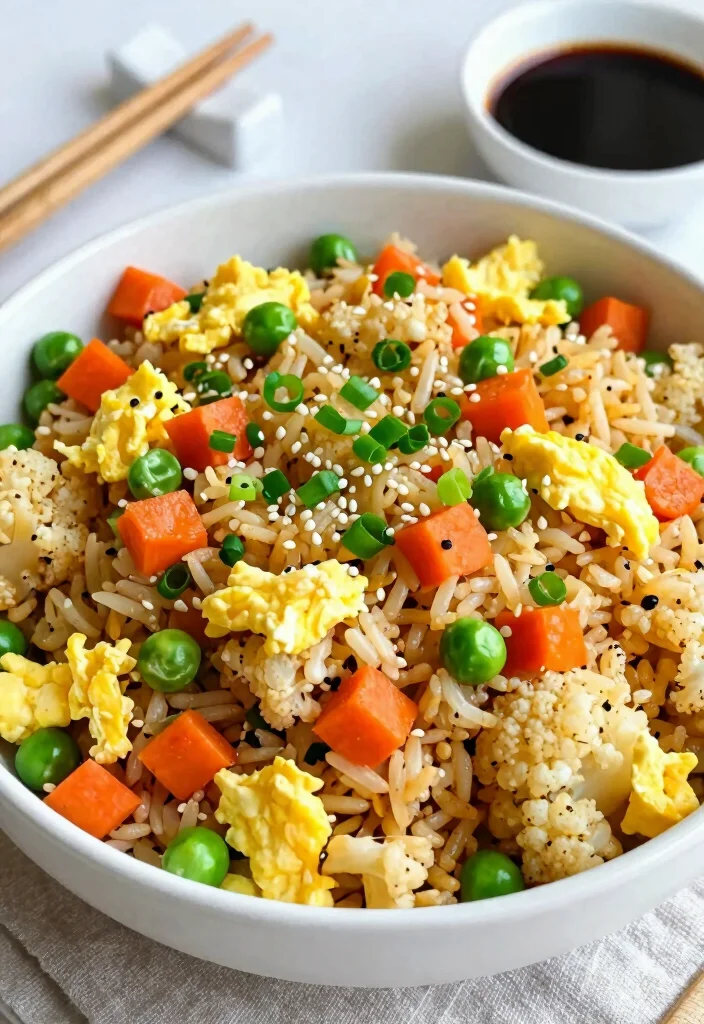 12 Celiac Friendly Dinner Recipes for Gluten Free Meals 8. Cauliflower Fried Rice 0
