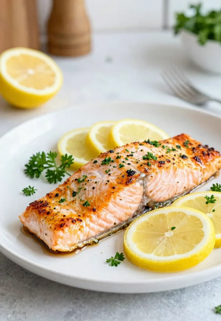 12 Delish Dinner Recipes Everyone Wants to Try 10. Baked Lemon Garlic Salmon 0