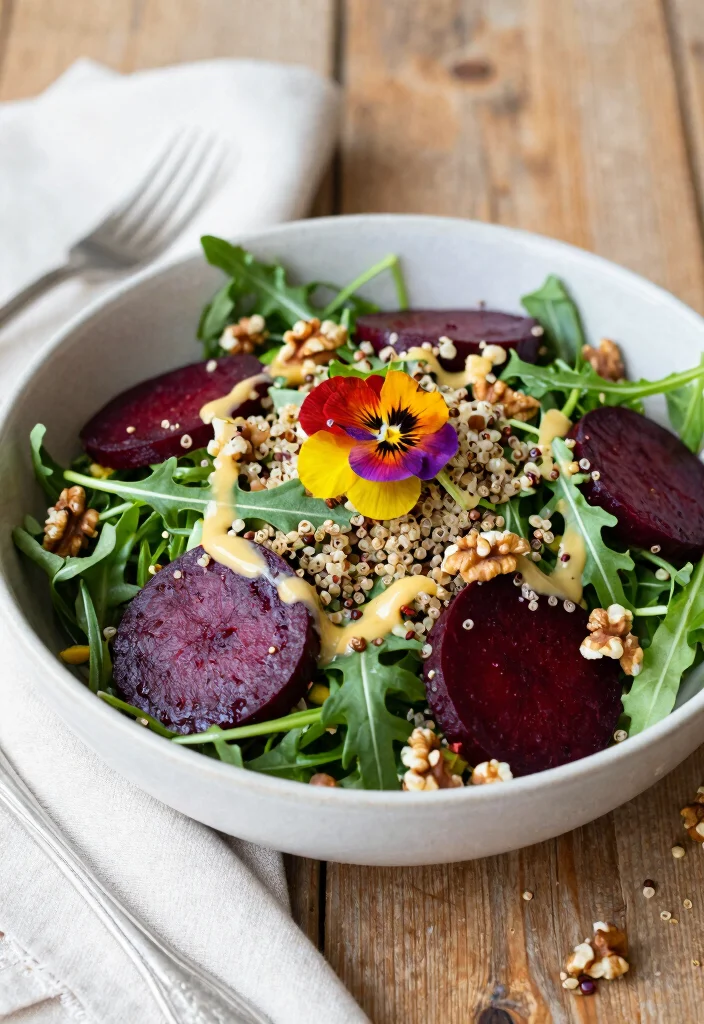 12 Healthy Beet Recipes for Colorful Nutritious Meals 1. Roasted Beet and Quinoa Salad 0