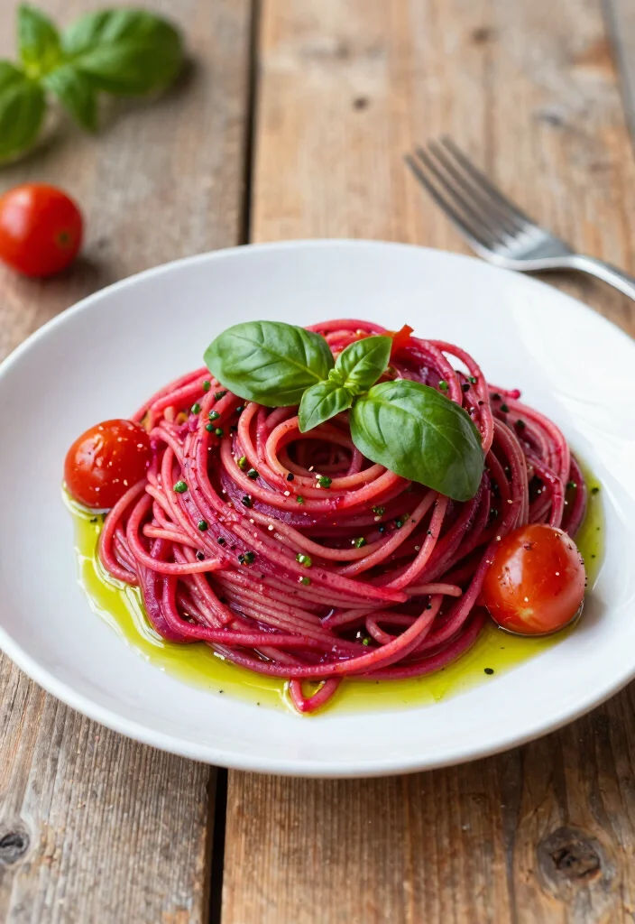 12 Healthy Beet Recipes for Colorful Nutritious Meals 6. Beetroot Pasta 0