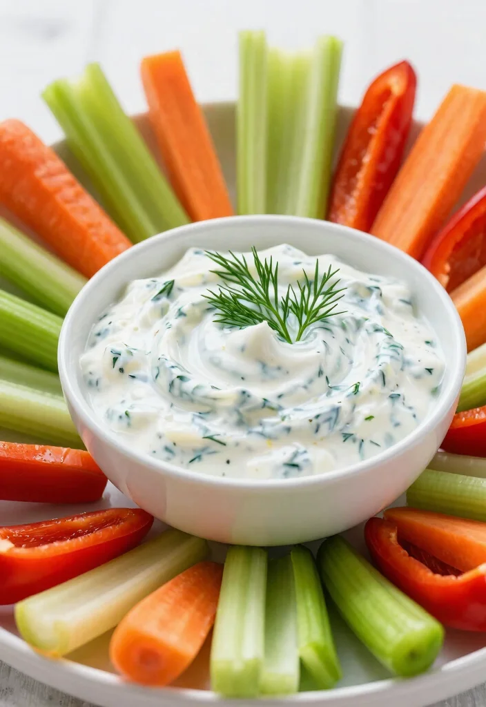 12 Healthy Dip Recipes for Easy Snacks and Sides 11. Garlic Herb Yogurt Dip 0
