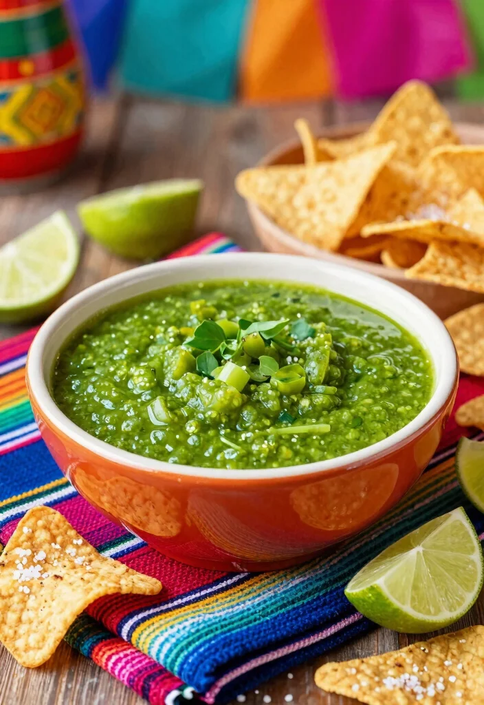 12 Healthy Dip Recipes for Easy Snacks and Sides 5. Spicy Salsa Verde 0