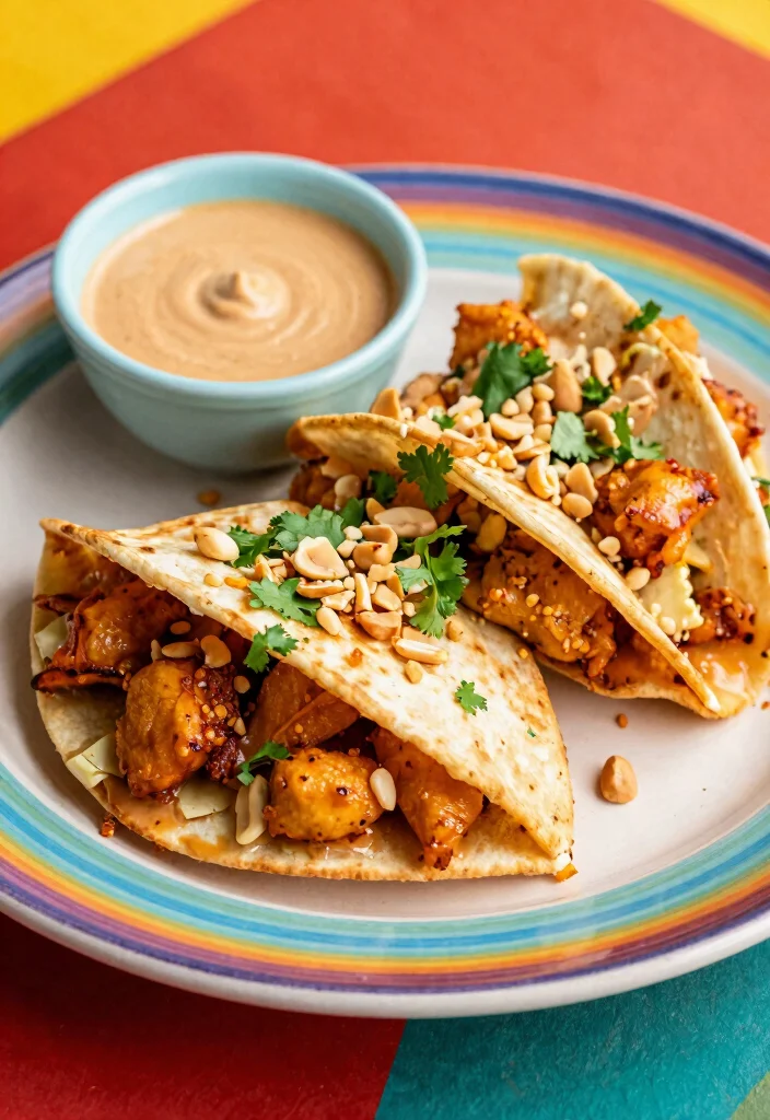 12 Healthy Quesadilla Recipes for Balanced Crispy Meals 12. Thai Peanut Chicken Quesadilla 0