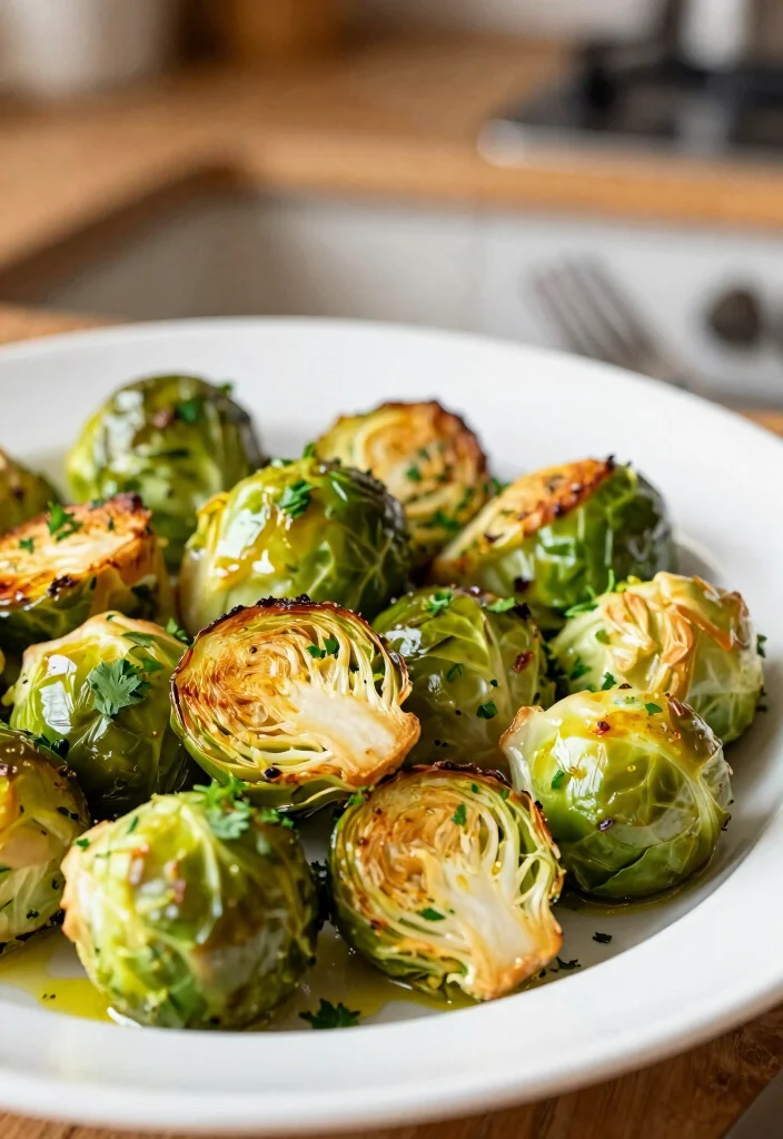 12 Healthy Side Recipes for Simple Balanced Plates 1. Garlic Roasted Brussels Sprouts 0