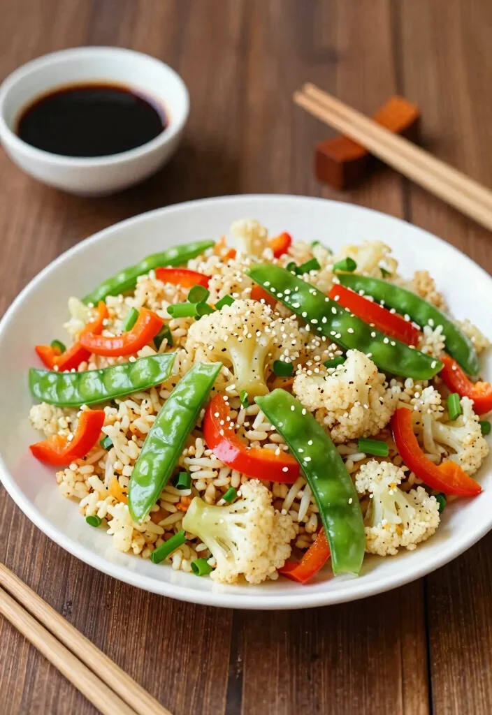 12 Healthy Side Recipes for Simple Balanced Plates 7. Cauliflower Rice Stir Fry 0