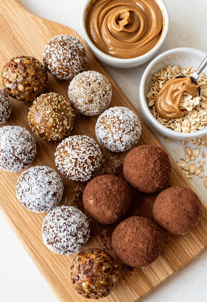 12 Healthy Vegetarian Snack Recipes for Everyday Fuel 3. Nut Butter Energy Balls 0